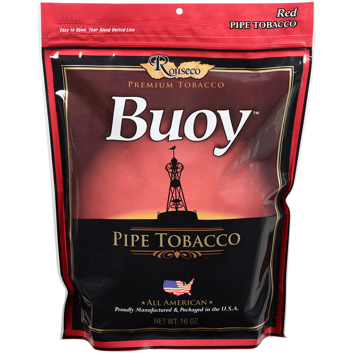Buoy Pipe Tobacco Red 16 Oz. Bag