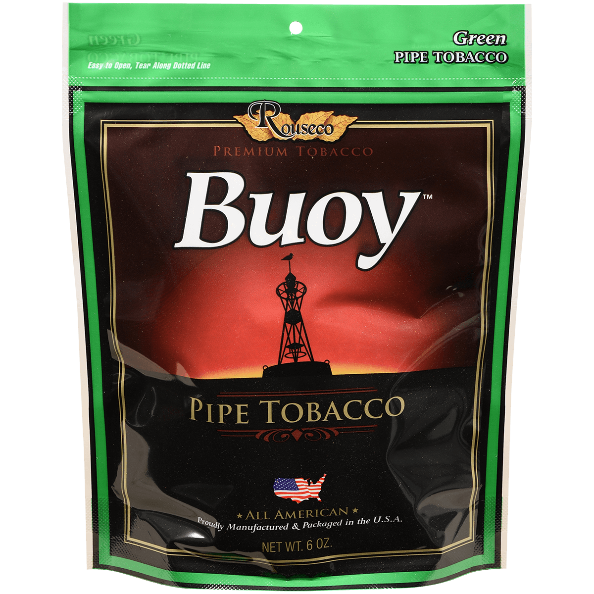 Buoy Pipe Tobacco Green 6 Oz. Bag