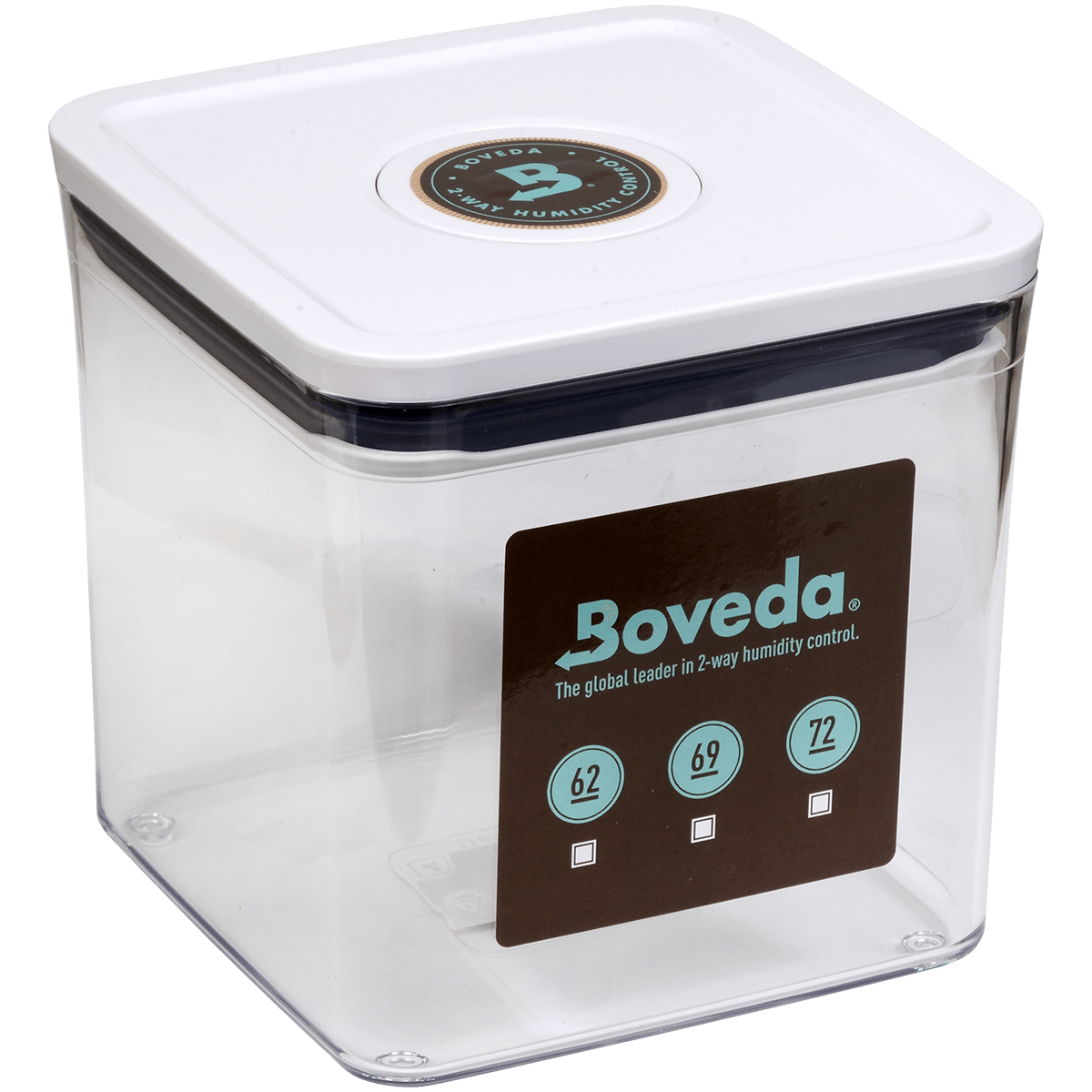Humidifier Boveda Air Tight Sealed Counter Top Container Display (Empty)