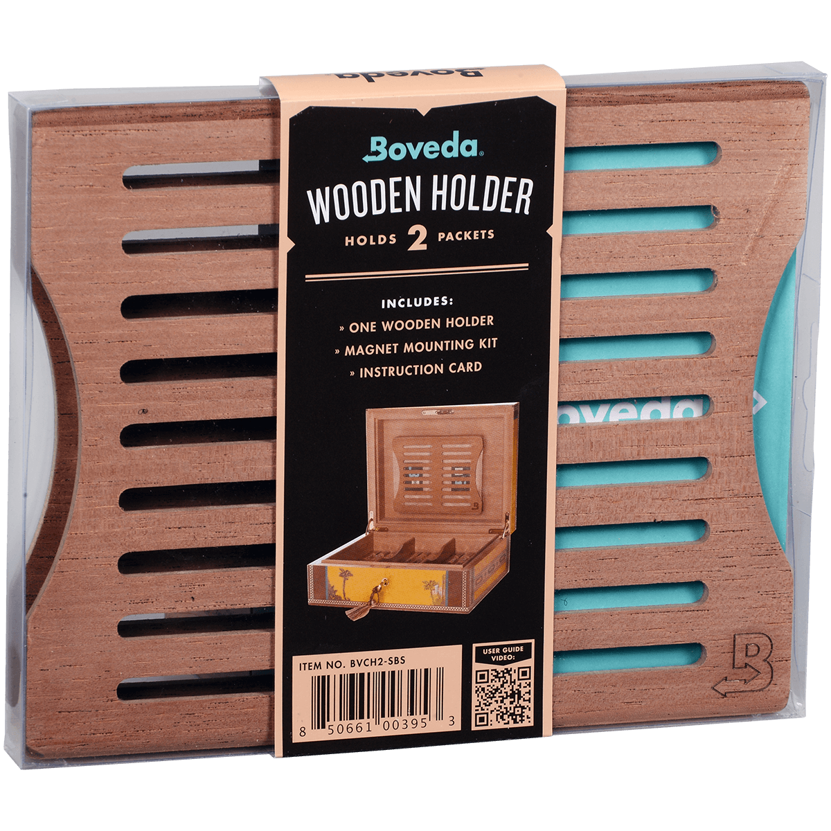 Humidifier Boveda Side By Side Wood Packet Holder