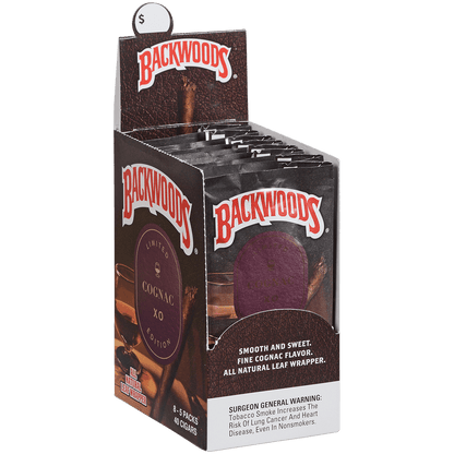 Backwoods Cognac Xo 8/5 Packs 4.50X32