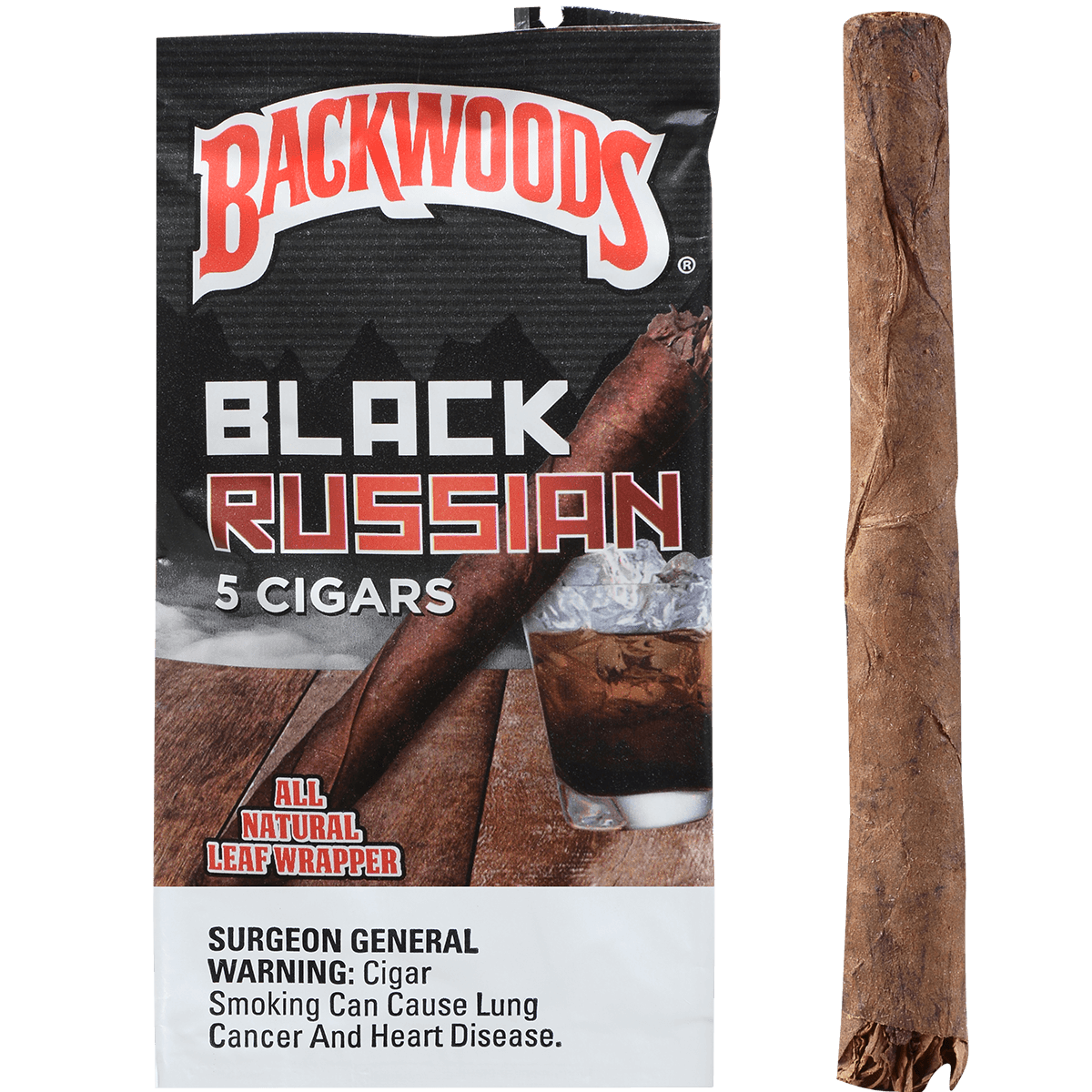Backwoods Black Russian 8/5 Packs 4.50X32