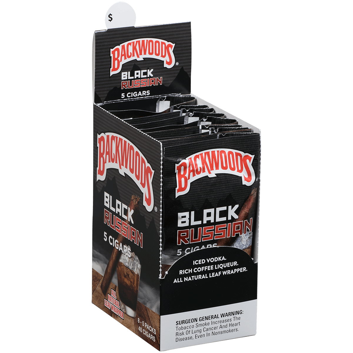 Backwoods Black Russian 8/5 Packs 4.50X32