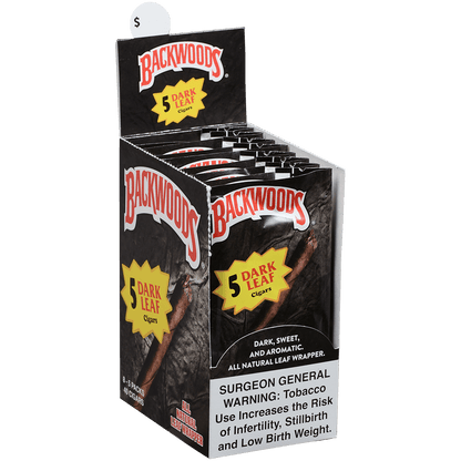 Backwoods Dark Leaf 8/5 Packs 4.50X32