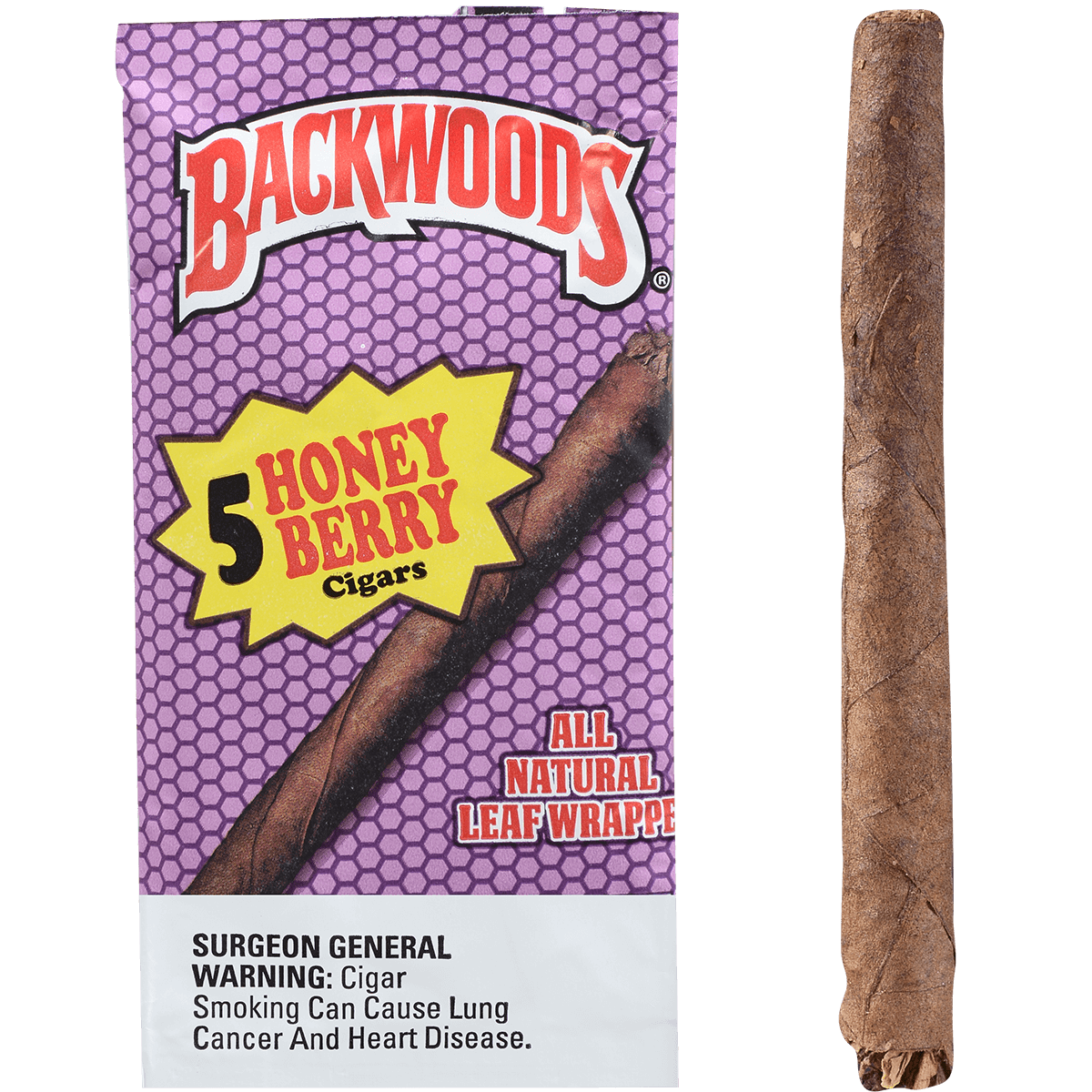 Backwoods Honey Berry 8/5 Packs 4.50X32