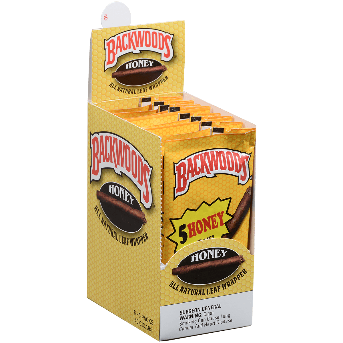 Backwoods Honey 8/5 Packs 4.50X32