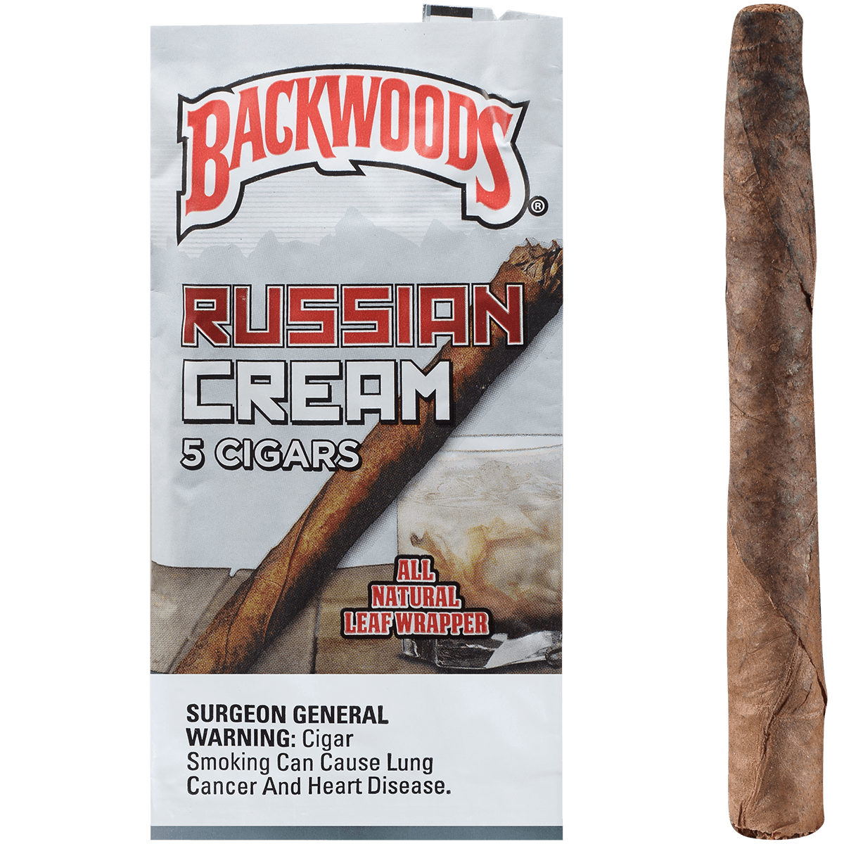 Backwoods Russian Cream 8/5 Packs 4.50X32