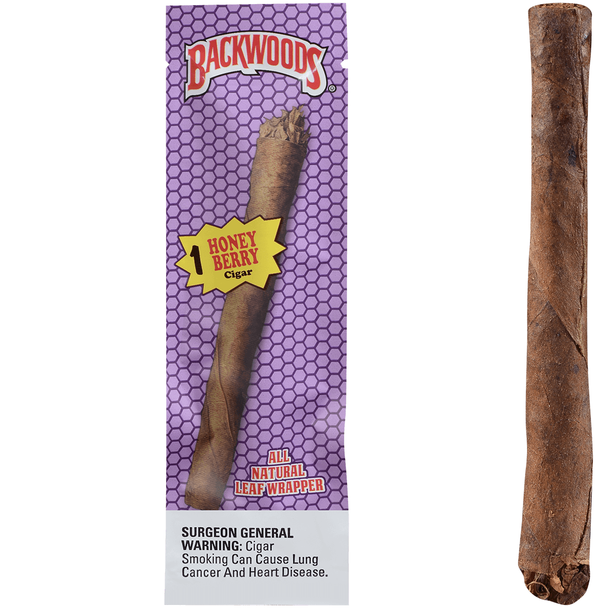 Backwoods Honey Berry Singles 1/24 Packs 4.50X32