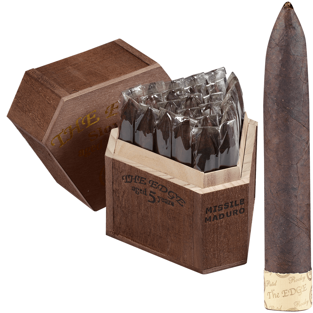Rocky Patel The Edge Missile Maduro Torpedo 25 Ct. Box 5.00X48
