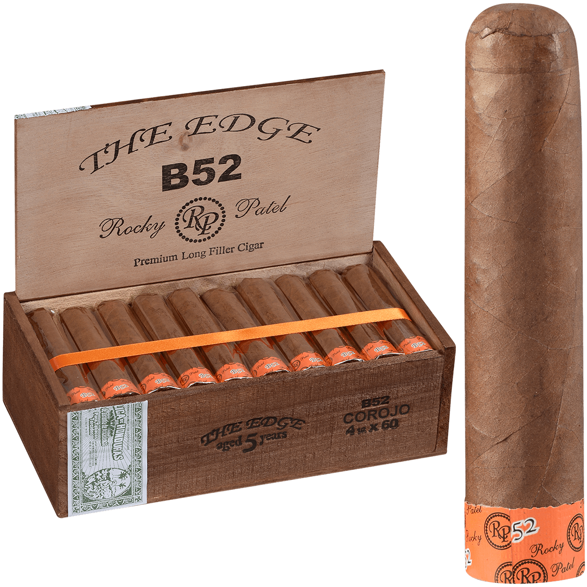 Rocky Patel The Edge Corojo B52 30 Ct. Box 4.50X60