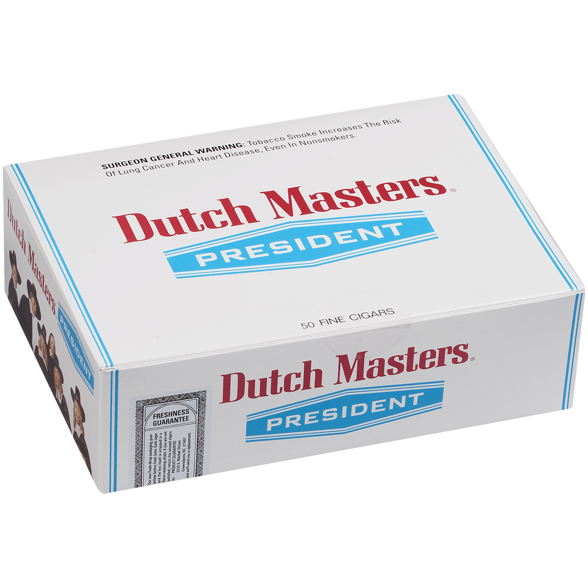 Dutch Masters President 50 Ct. Box 5.63X40