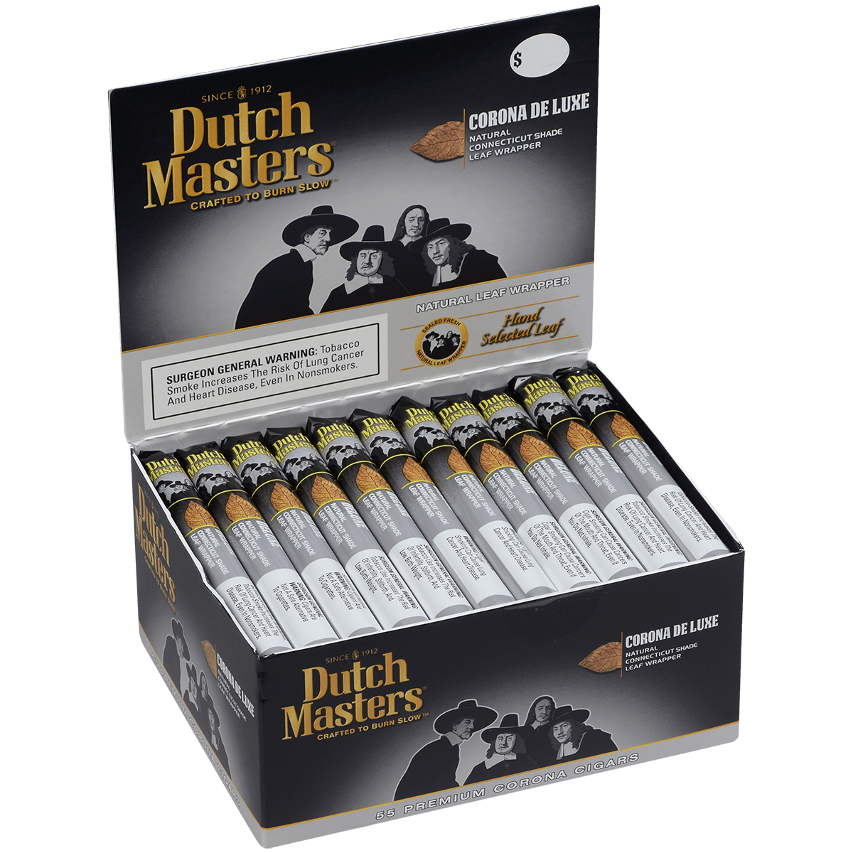 Dutch Masters Corona Deluxe 55 Ct. Box 5.63X42