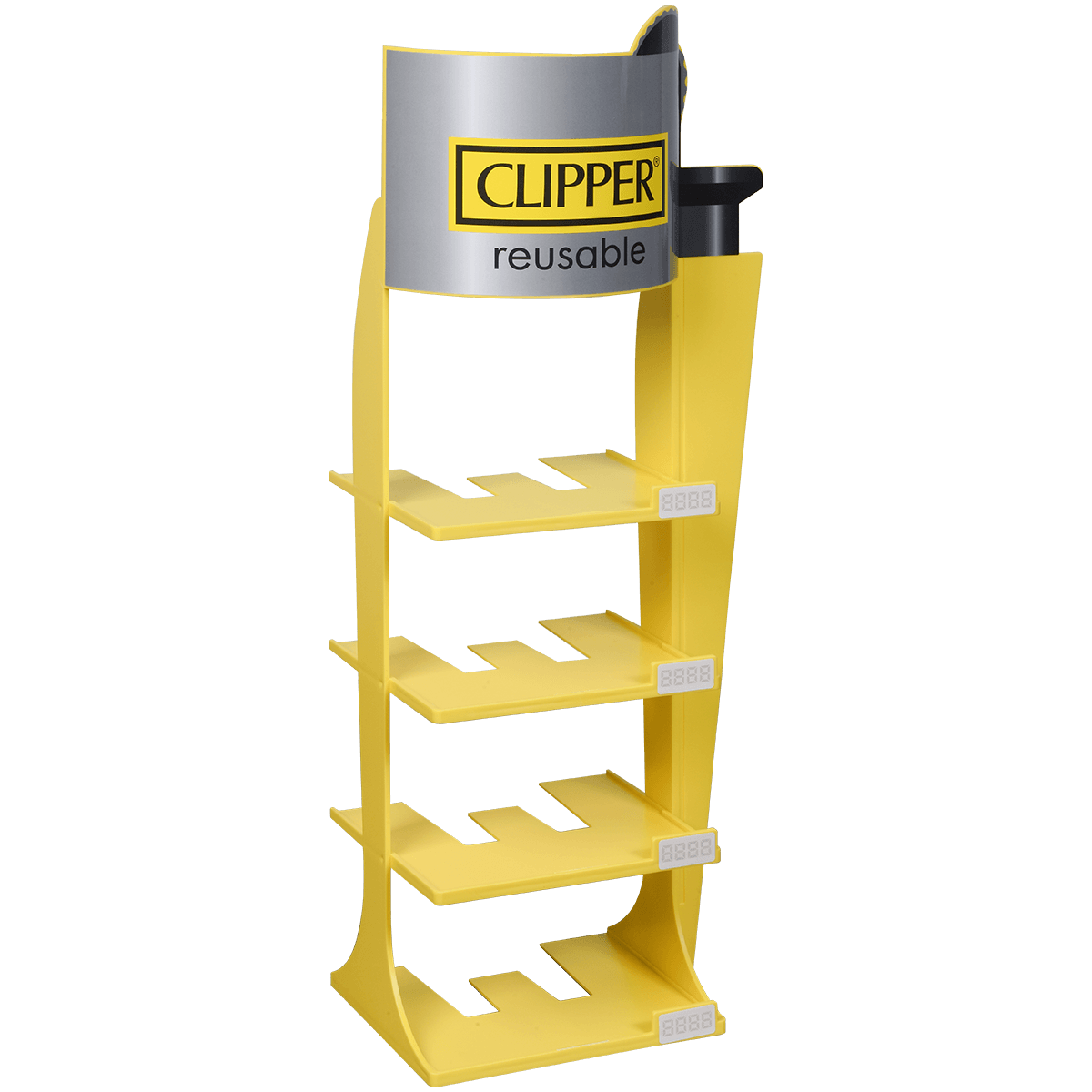 CLIPPER OPEN SHAPE EMPTY EXHIBITOR W/SHIPPER - USE FOR BOMS