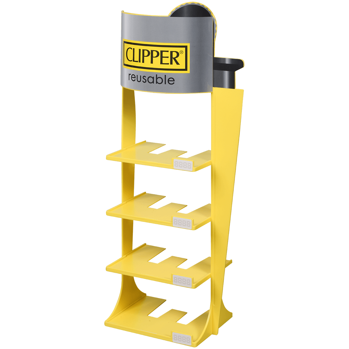 CLIPPER OPEN SHAPE EMPTY EXHIBITOR W/SHIPPER - USE FOR BOMS