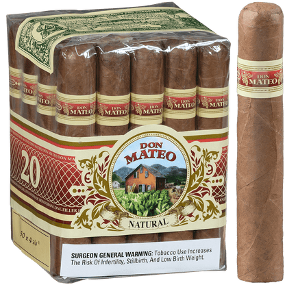 Don Mateo Natural #7 20 Ct. Bundle 4.75X51