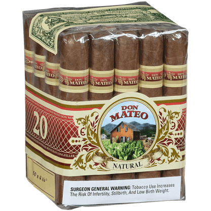Don Mateo Natural #7 20 Ct. Bundle 4.75X51