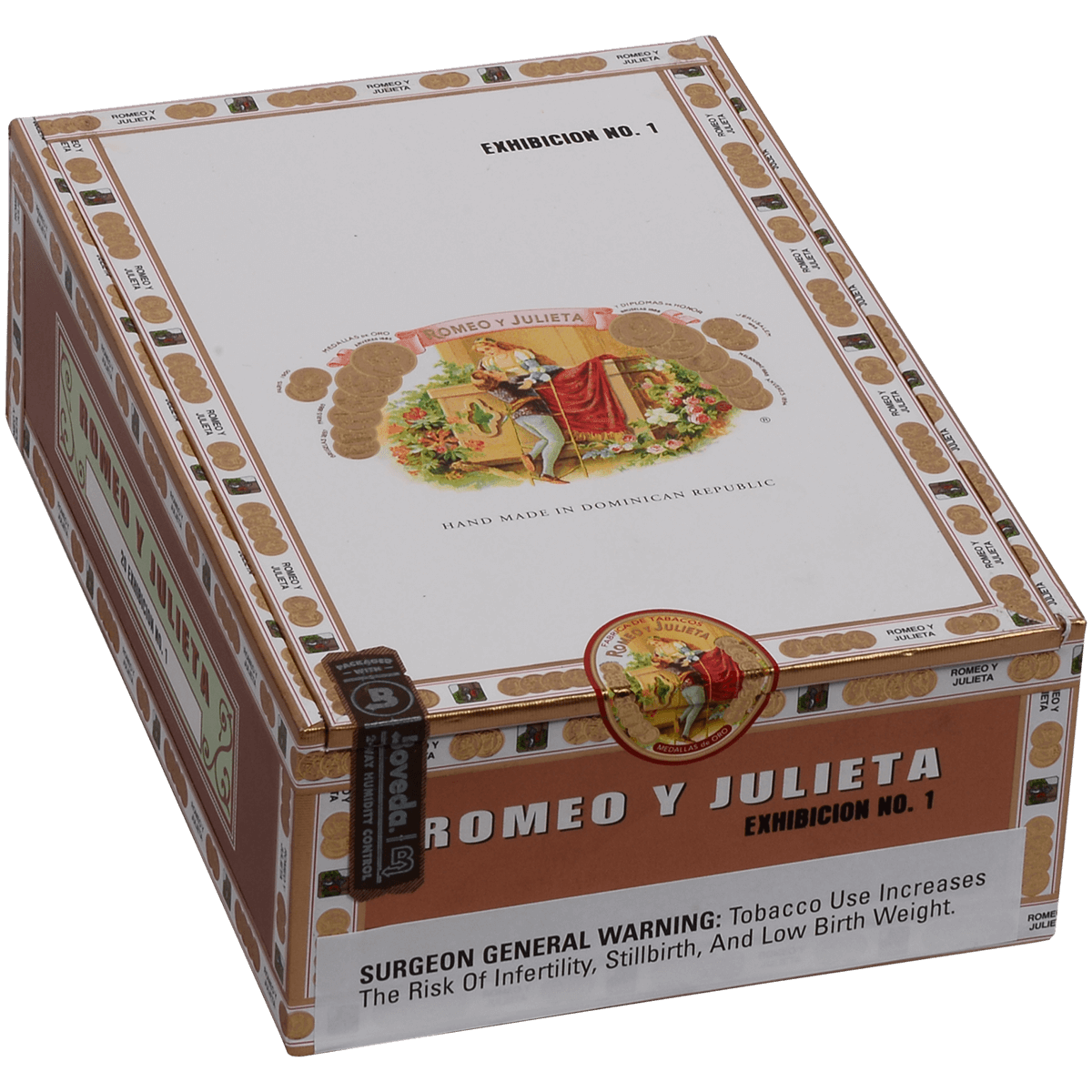 Romeo Y Julieta 1875 Exhibicion #1 Ems 20 Ct. Box 8.50X52