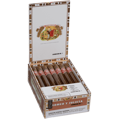 Romeo Y Julieta 1875 Exhibicion #1 Ems 20 Ct. Box 8.50X52