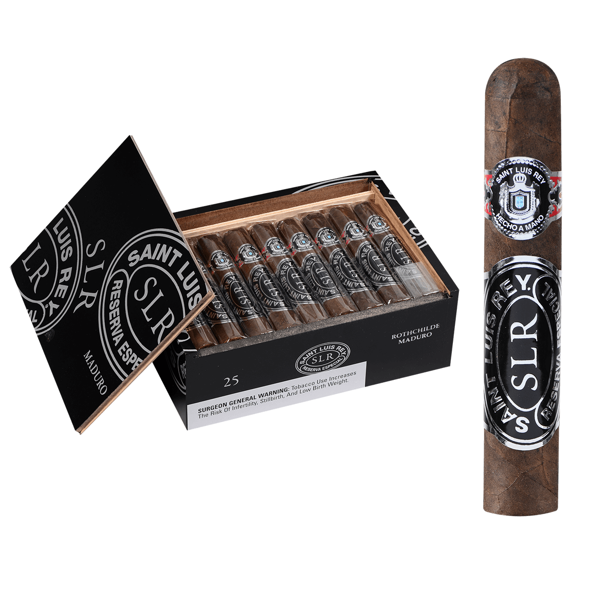 Saint Luis Rey Maduro Rothschilde 25 Ct. Box 5.00X54