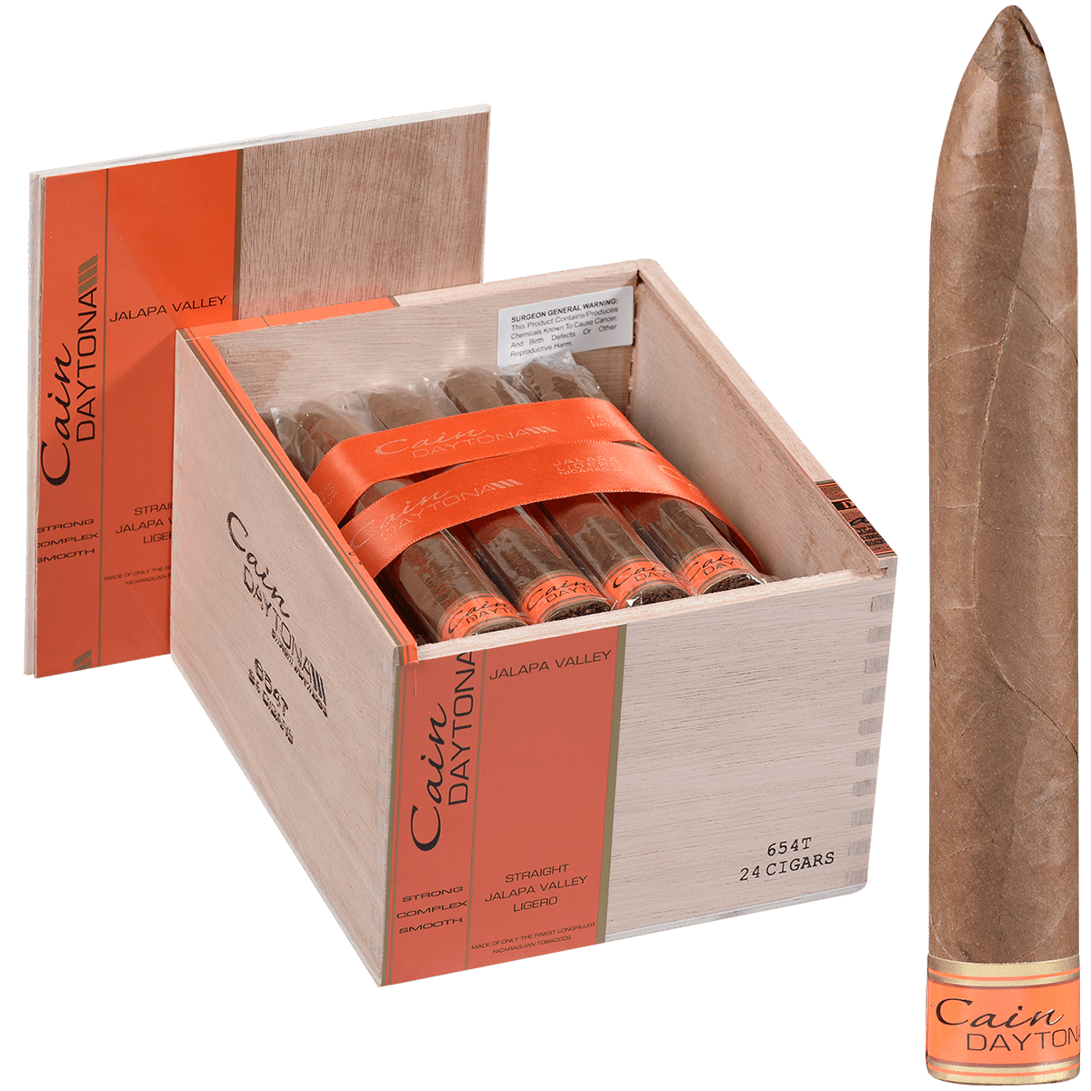 Cain By Oliva Daytona Torpedo 24 Ct. Box 6.00X54