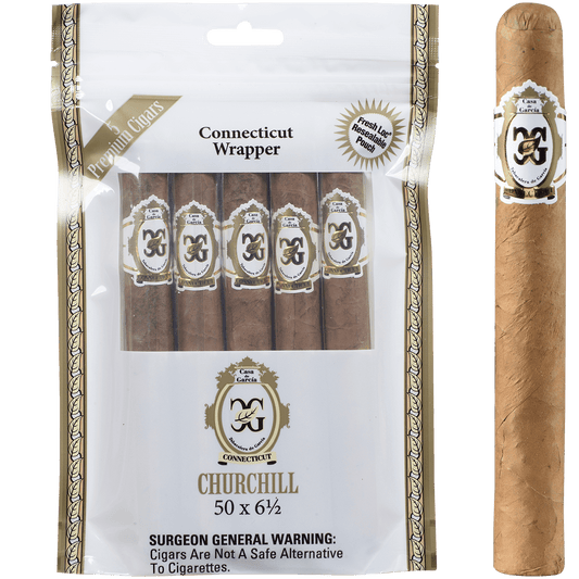 Casa De Garcia Connecticut Churchill 8/5 Freshloc Packs 6.50X50