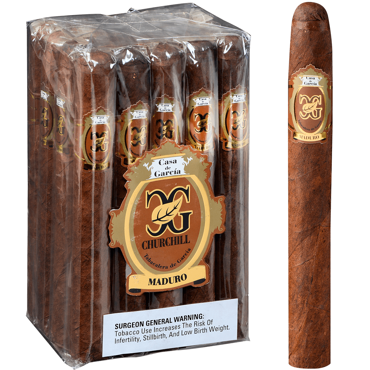 Casa De Garcia Maduro Churchill 20 Ct. Bundle 6.50X50
