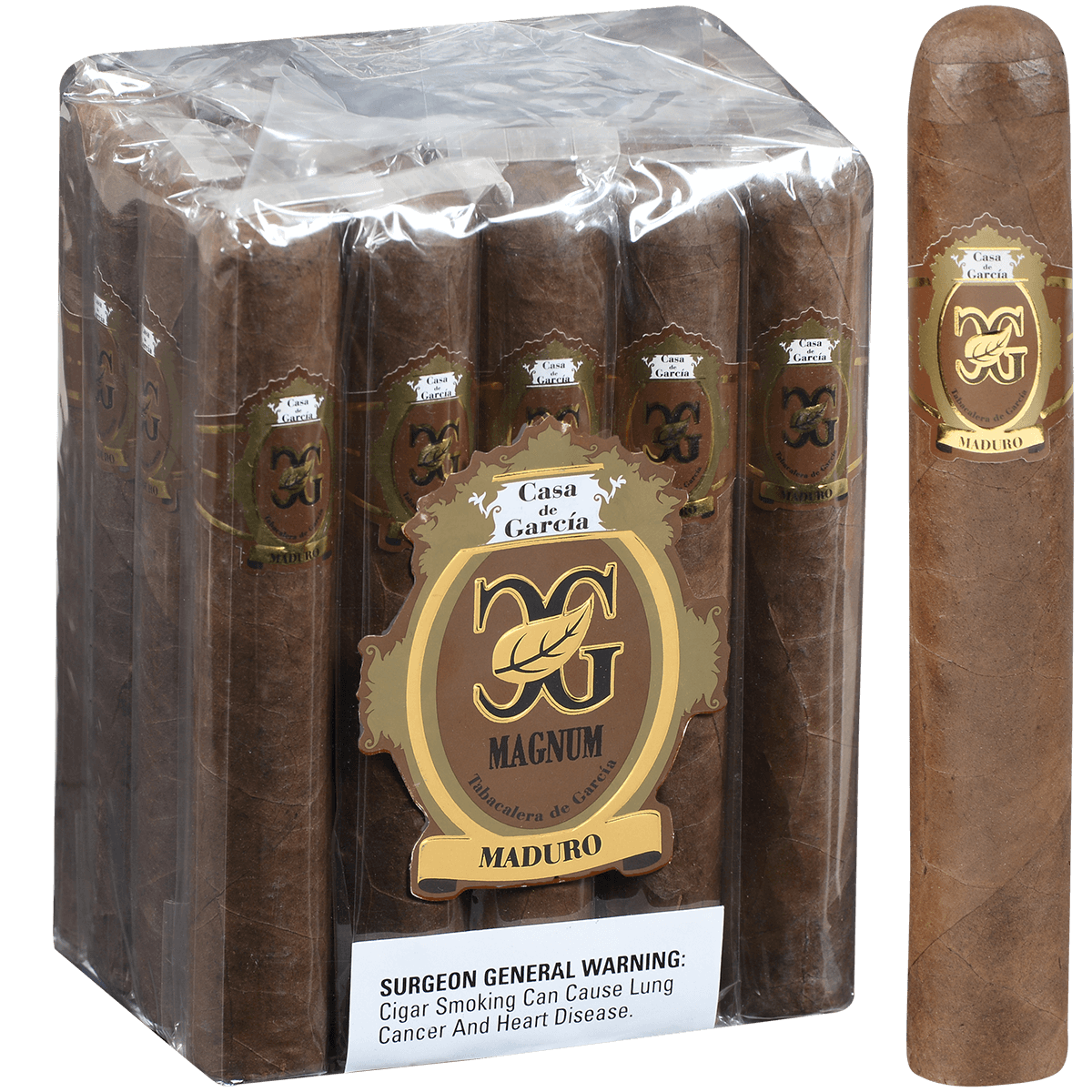 Casa De Garcia Maduro Magnum 20 Ct. Bundle 6.00X60