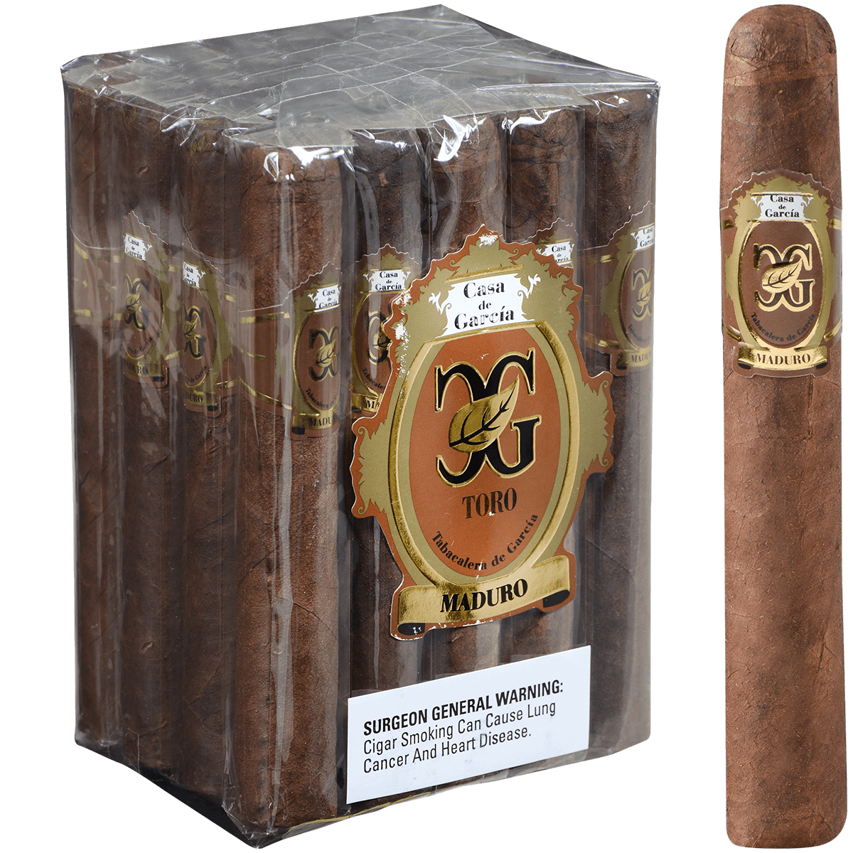 Casa De Garcia Maduro Toro 20 Ct. Bundle 5.50X50