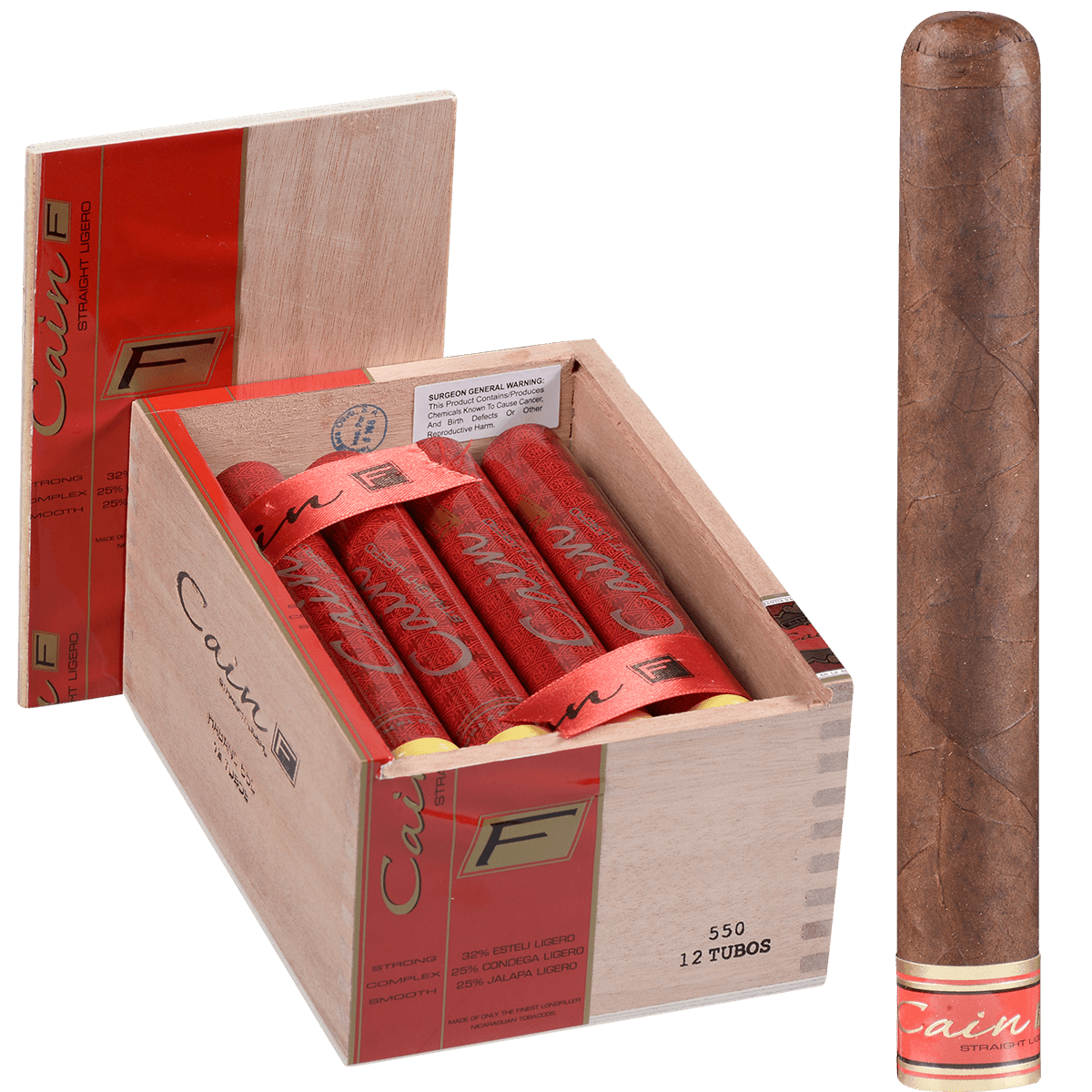 Cain By Oliva F Tubo 12Ct. Box 5.75X50