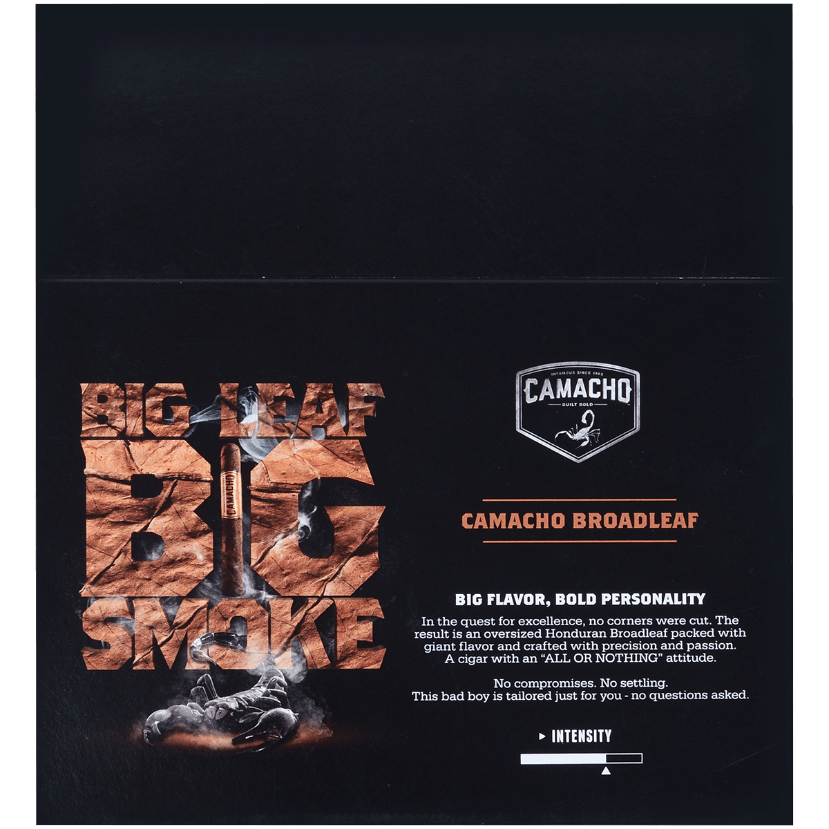 CAMACHO DISPLAY BROADLEAF BOX SHELF TALKER US