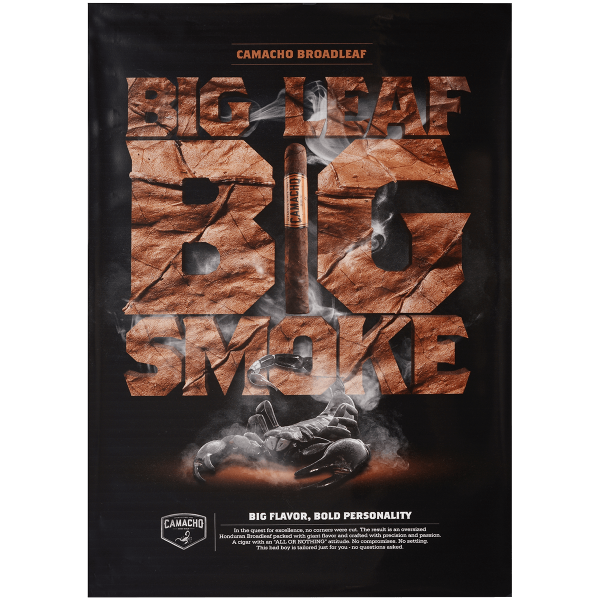 CAMACHO DISPLAY BROADLEAF WINDOW CLING US 24X36