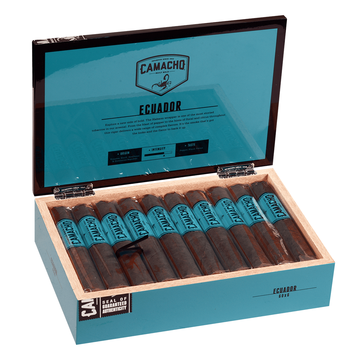 Camacho Ecuador Gordo 20 Ct. Box 6.00X60