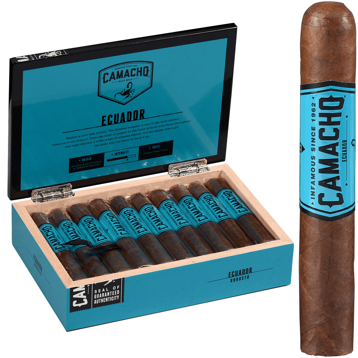Camacho Ecuador Robusto 20 Ct. Box 5.00X50