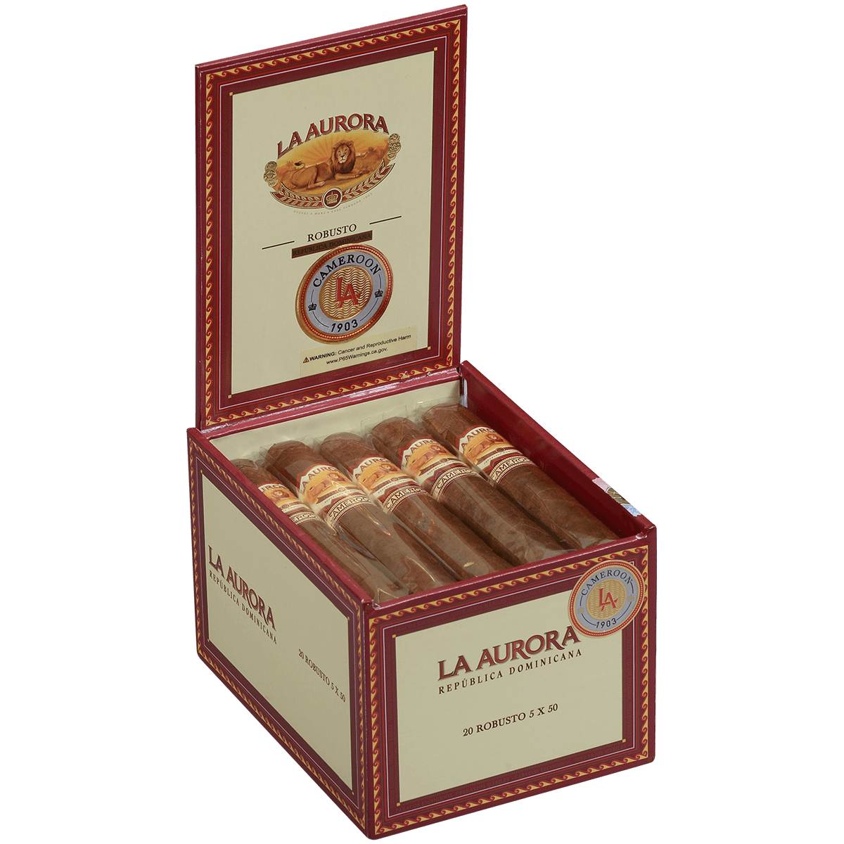 La Aurora 1903 Cameroon Robusto 5X50 20 Ct Box