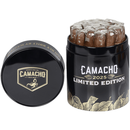 Limited Edition Camacho 2025 Toro 6X52 Canister Of 20 Cigars