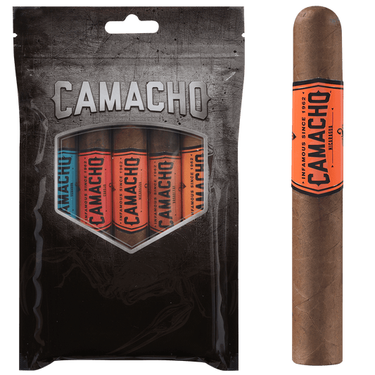 Camacho Toro 5 Stick Fresh Pack Sampler Display 10Ct