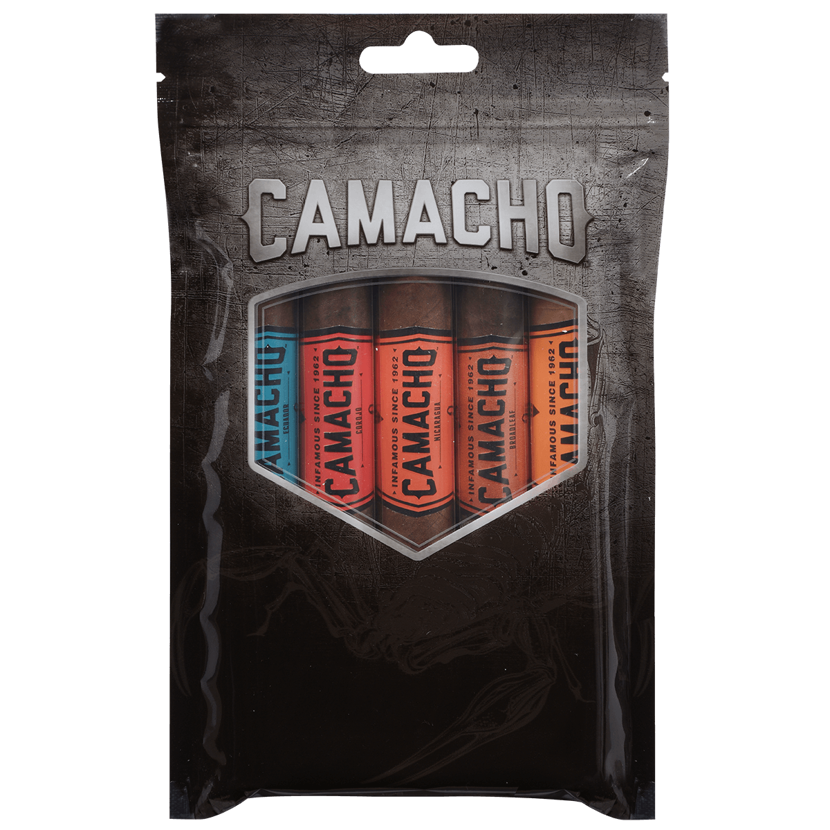 Camacho Toro 5 Stick Fresh Pack Sampler Display 10Ct