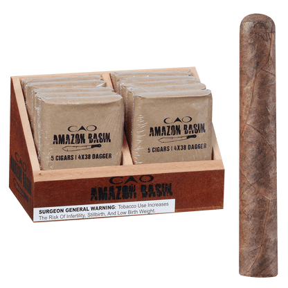 Limited Edition Cao Amazon Basin Daggers 10/5 Packs Display 4.00X38