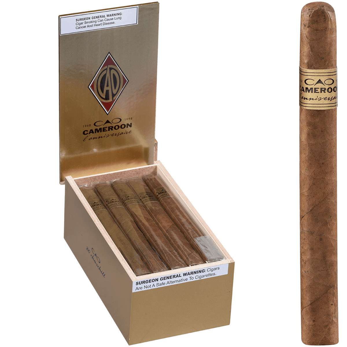 Cao Lanniversaire Cameroon Churchill 20 Ct. Box 6.88X48
