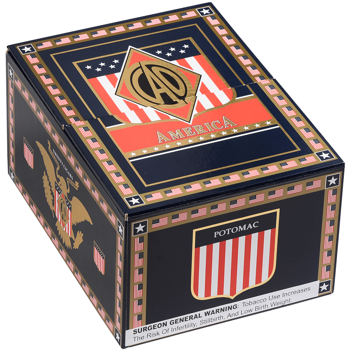 Cao America Potomac Robusto 20 Ct. Box 5.00X56