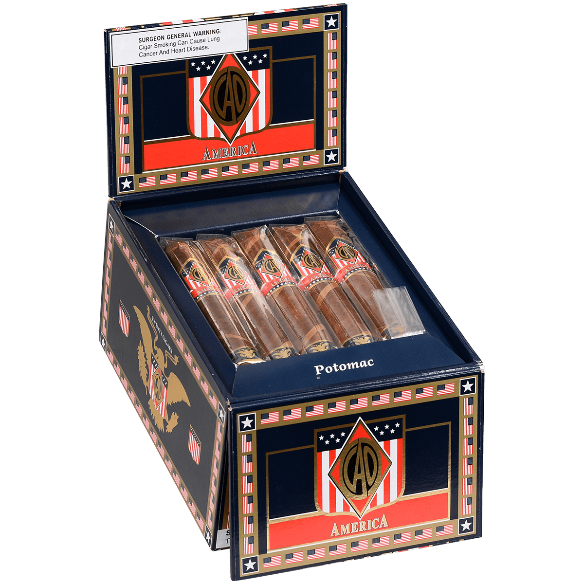 Cao America Potomac Robusto 20 Ct. Box 5.00X56