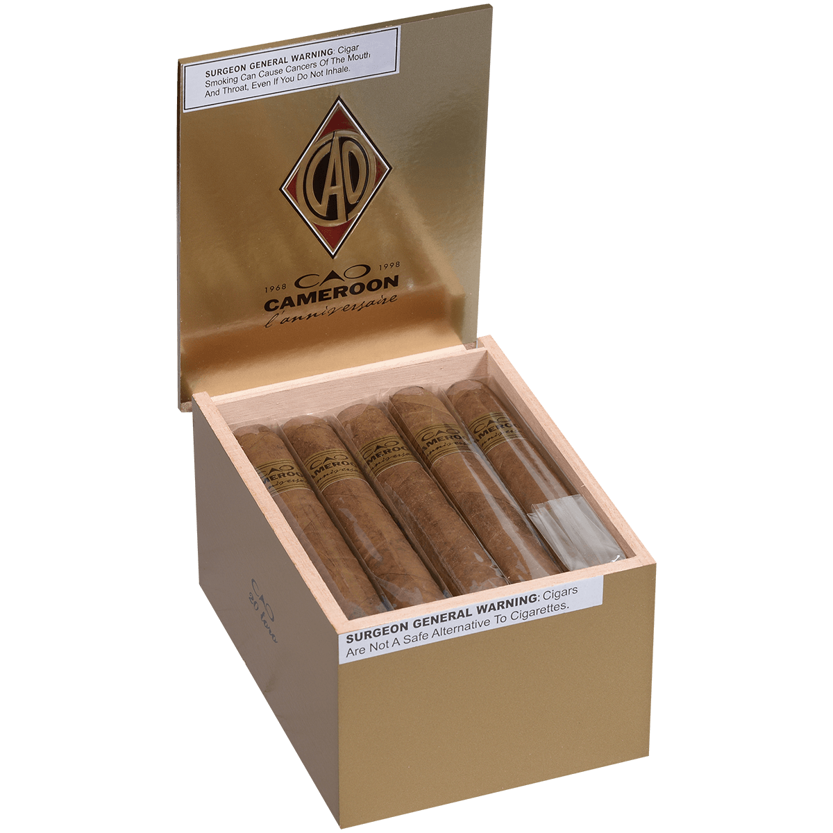 Cao Lanniversaire Cameroon Toro 20 Ct. Box 5.50X55