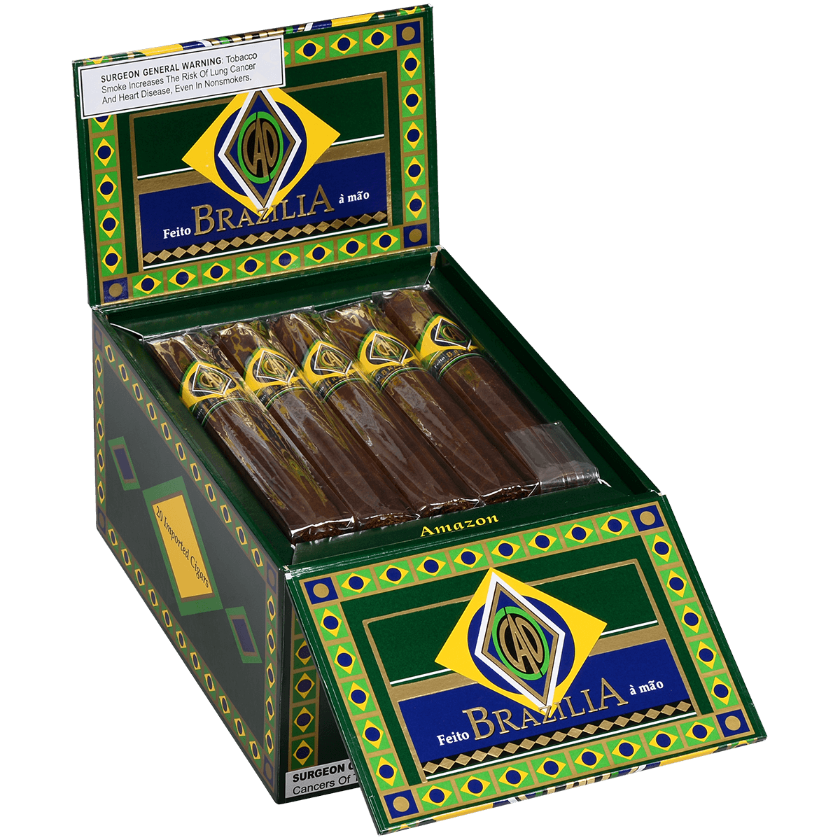 Cao Brazilia Amazon 20 Ct. Box 6.00X60