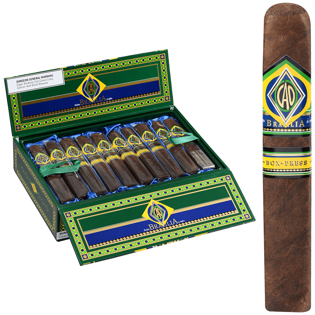 Cao Brazilia Box-Press 20 Ct. Box 51/4 X 54