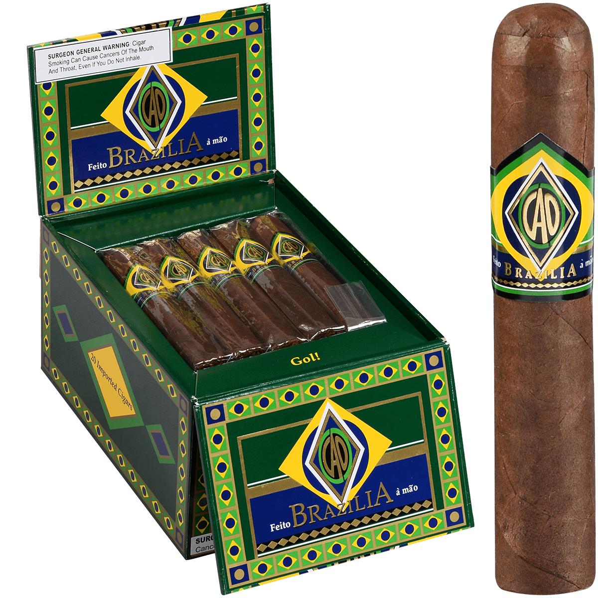 Cao Brazilia Gol! 20 Ct. Box 5.00X56