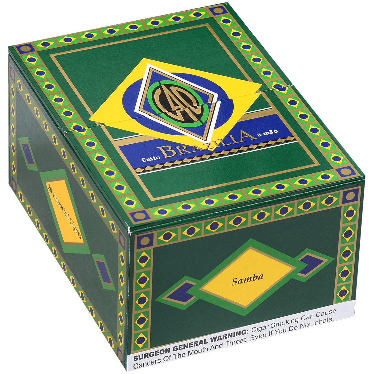 Cao Brazilia Samba 20 Ct. Box 6.25X54