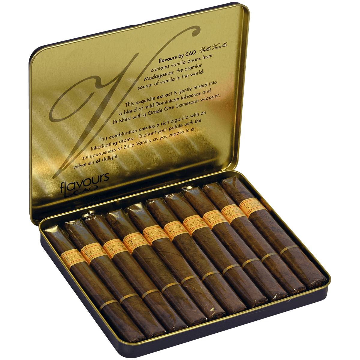 Cao Bella Vanilla Cigarillos 10/10 Tins 4.00X30