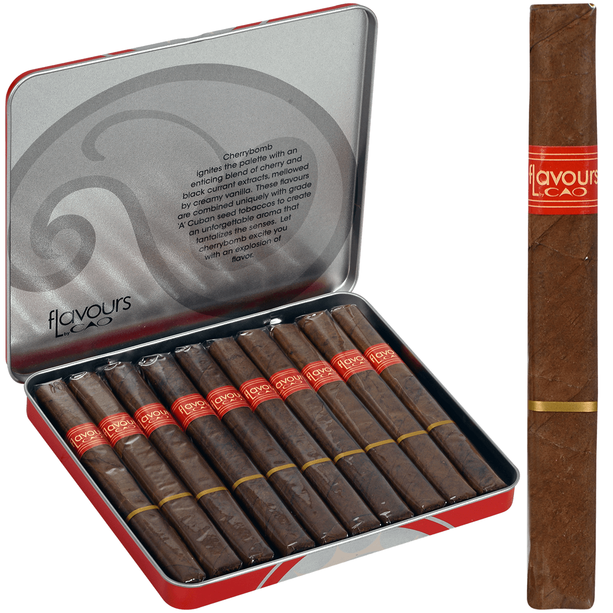 Cao Cherrybomb Cigarillos 10/10 Tins 4.00X30