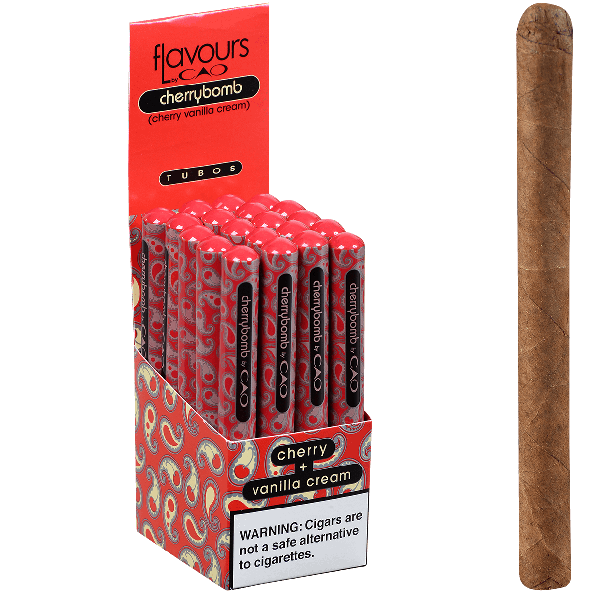Cao Cherrybomb Tubo 20 Ct. Box 4.75X30