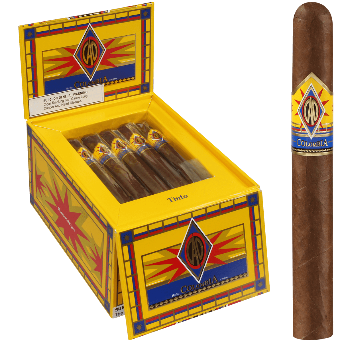 Cao Colombia Tinto 20 Ct. Box 5.00X50